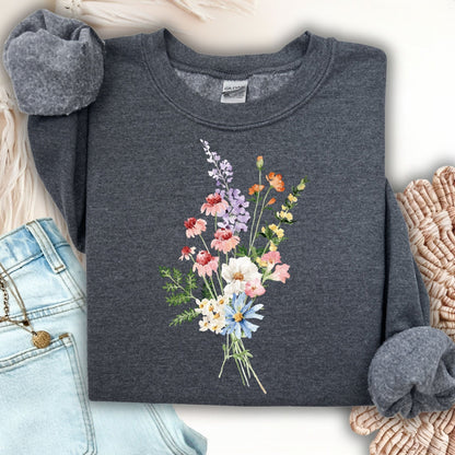 Summer Wildflowers Sweatshirt