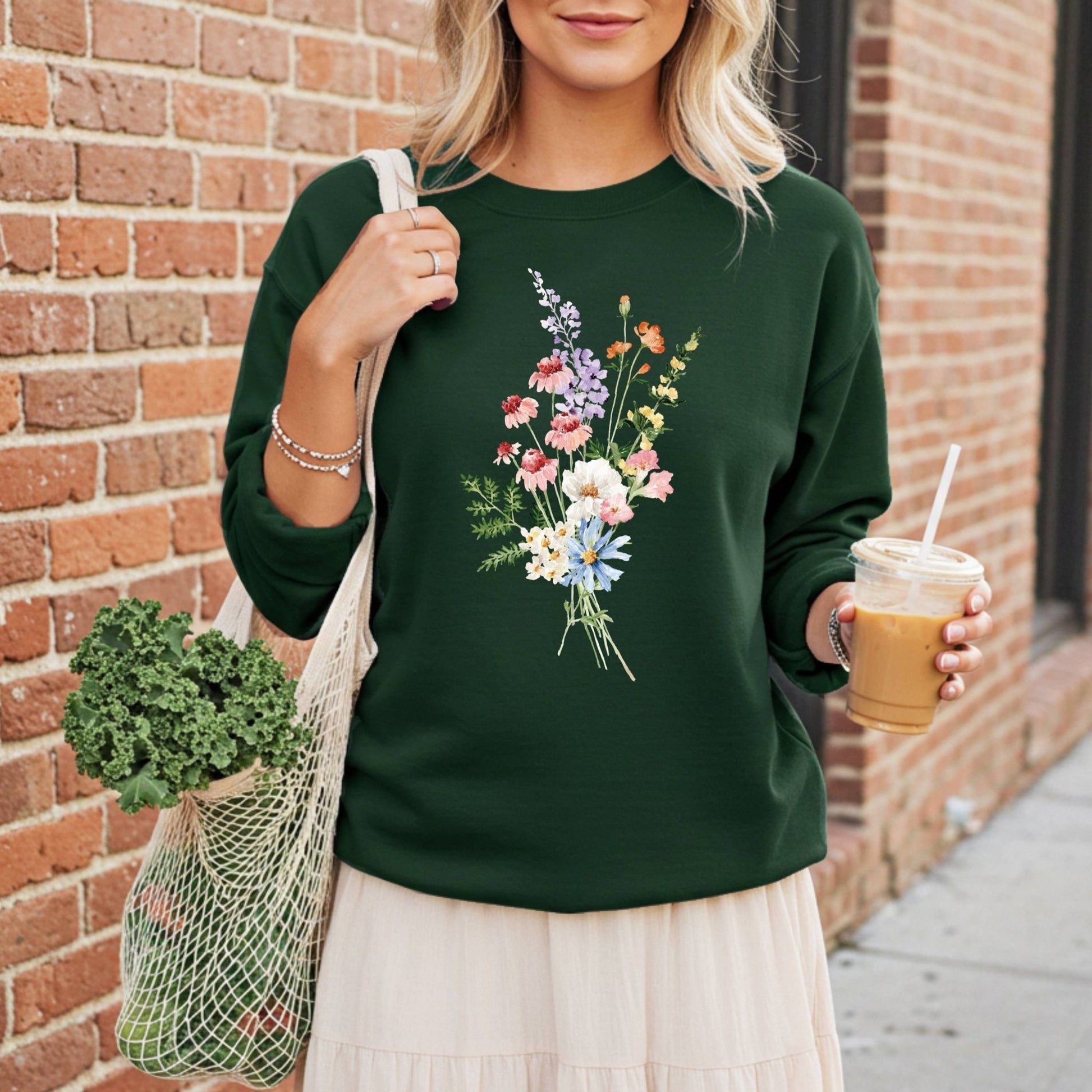 Summer Wildflowers Sweatshirt