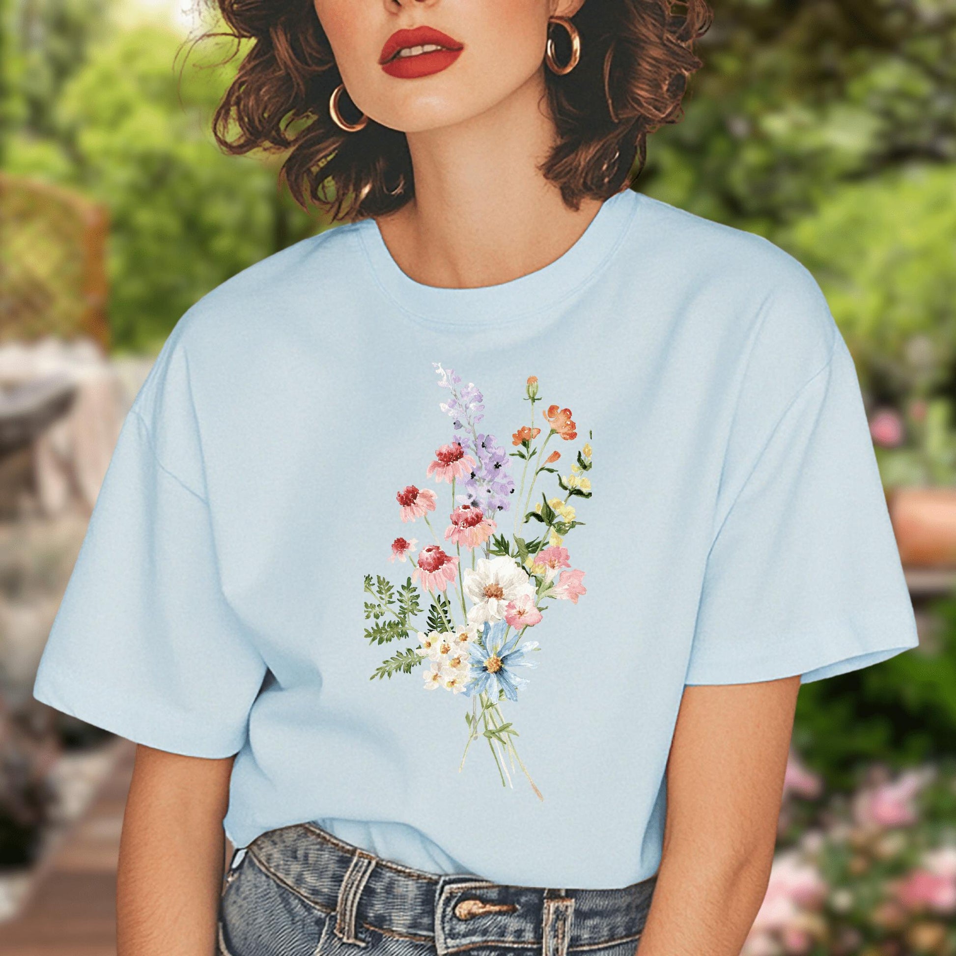 Wild Petal Threads T-Shirt Summer Wildflowers T-Shirt