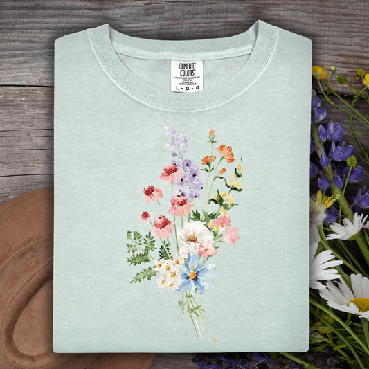 Wild Petal Threads T-Shirt S / bay Summer Wildflowers T-Shirt
