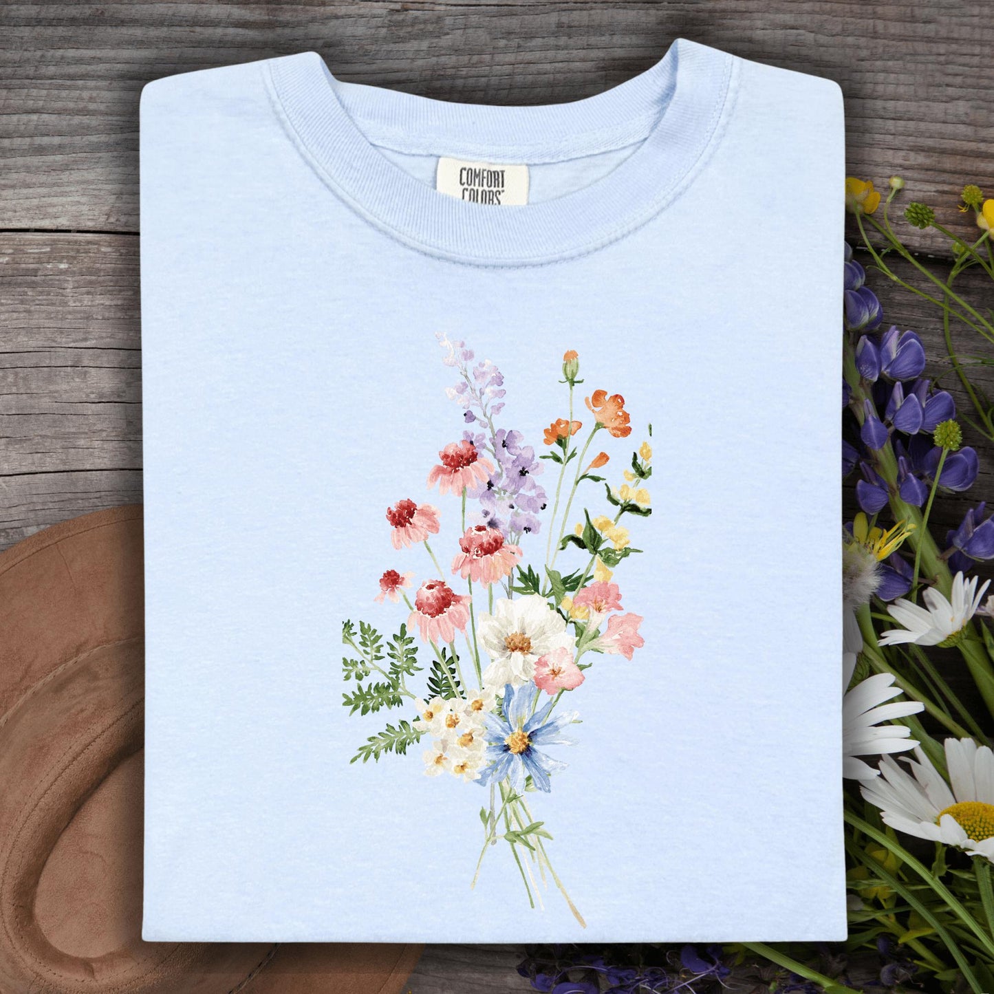 Wild Petal Threads T-Shirt S / hydrangea Summer Wildflowers T-Shirt