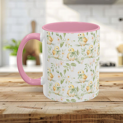 Sweet Spring Chick Floral Mug (11/15oz)