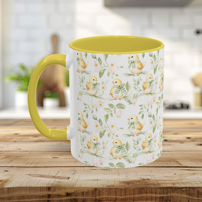 Sweet Spring Chick Floral Mug (11/15oz)