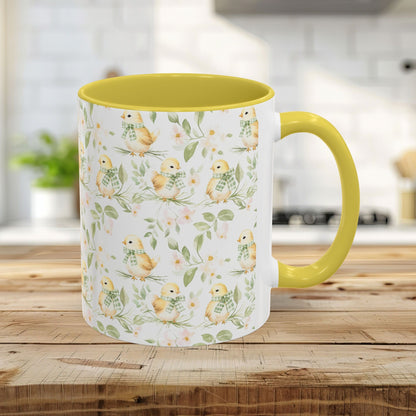 Sweet Spring Chick Floral Mug (11/15oz)