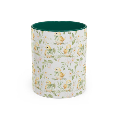 Sweet Spring Chick Floral Mug (11/15oz)