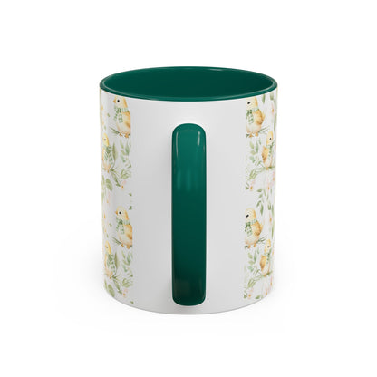 Sweet Spring Chick Floral Mug (11/15oz)