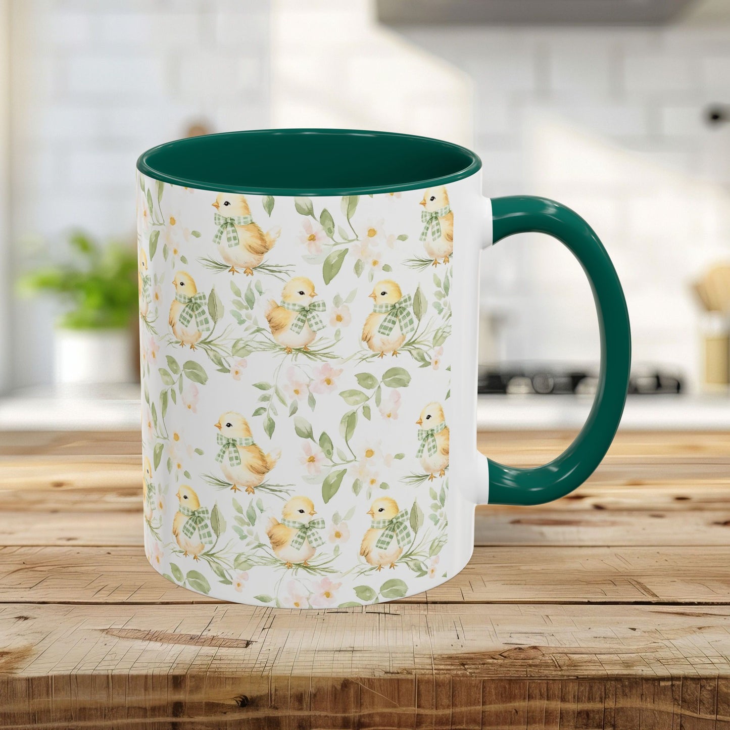 Sweet Spring Chick Floral Mug (11/15oz)