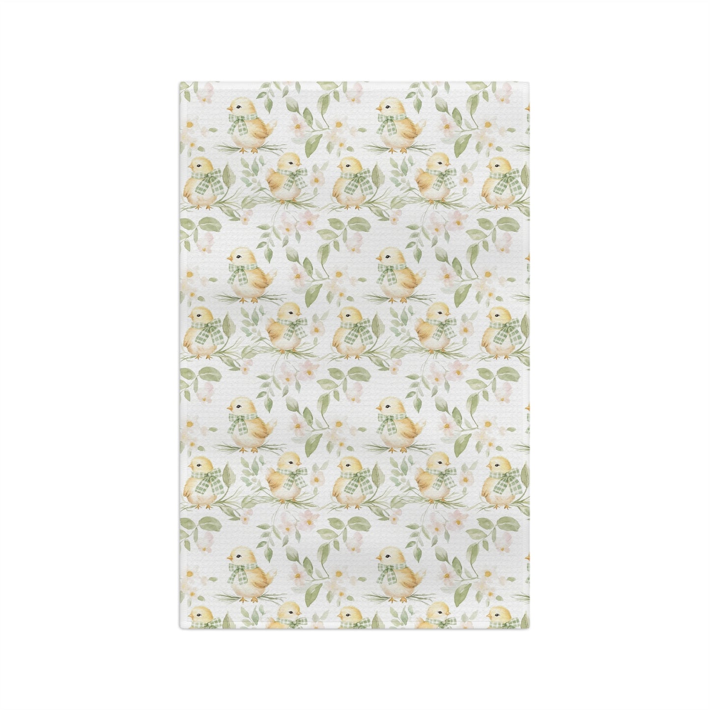 Sweet Spring Chick MicrofiberTea Towel