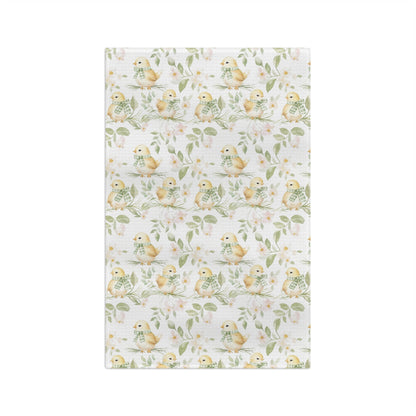 Sweet Spring Chick MicrofiberTea Towel
