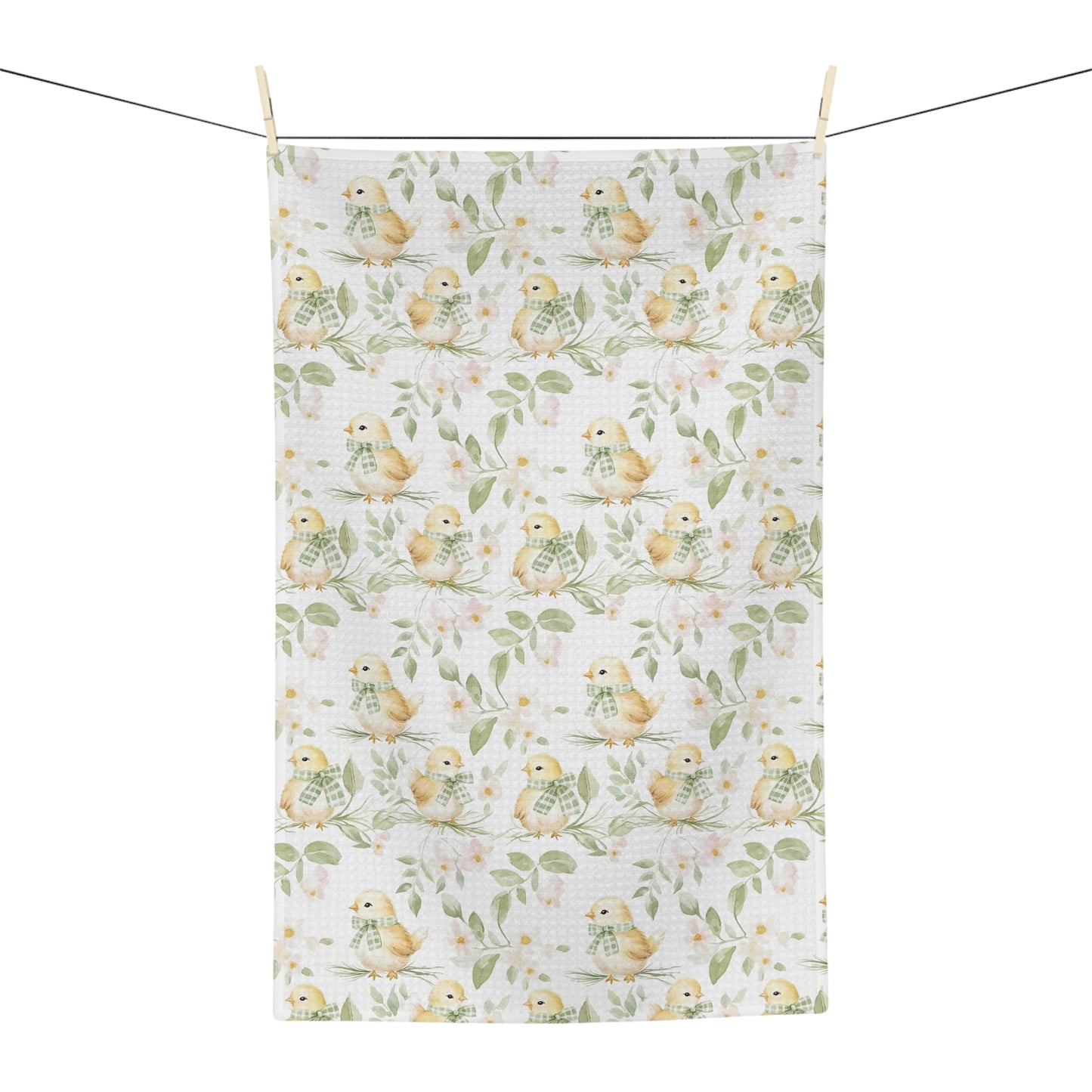Sweet Spring Chick MicrofiberTea Towel