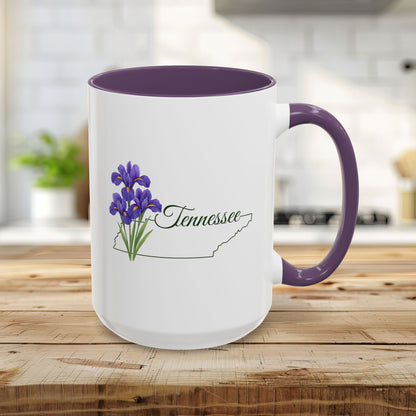Tennessee State Flower Mug — Iris (11/15oz)