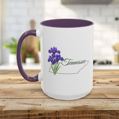 Tennessee State Flower Mug — Iris (11/15oz)