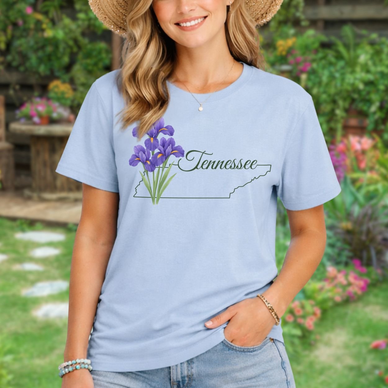 Tennessee State Flower T-Shirt — Iris