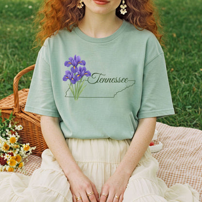 Tennessee State Flower T-Shirt — Iris