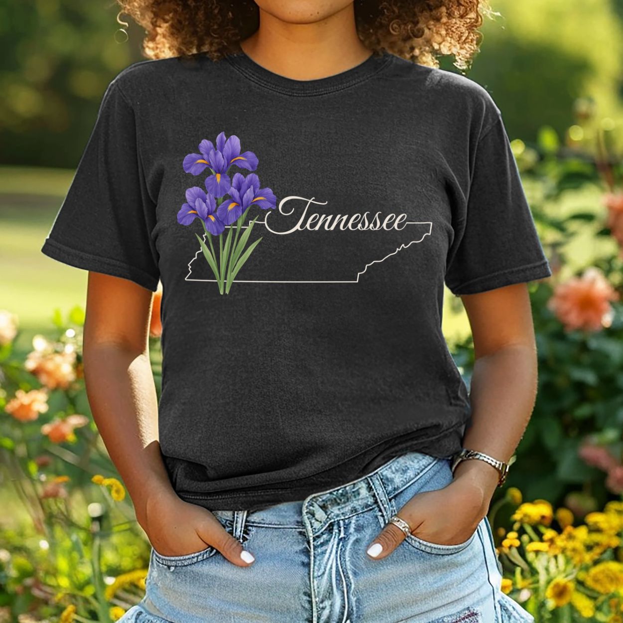 Tennessee State Flower T-Shirt — Iris