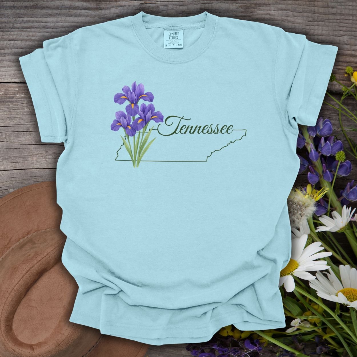 Tennessee State Flower T-Shirt — Iris