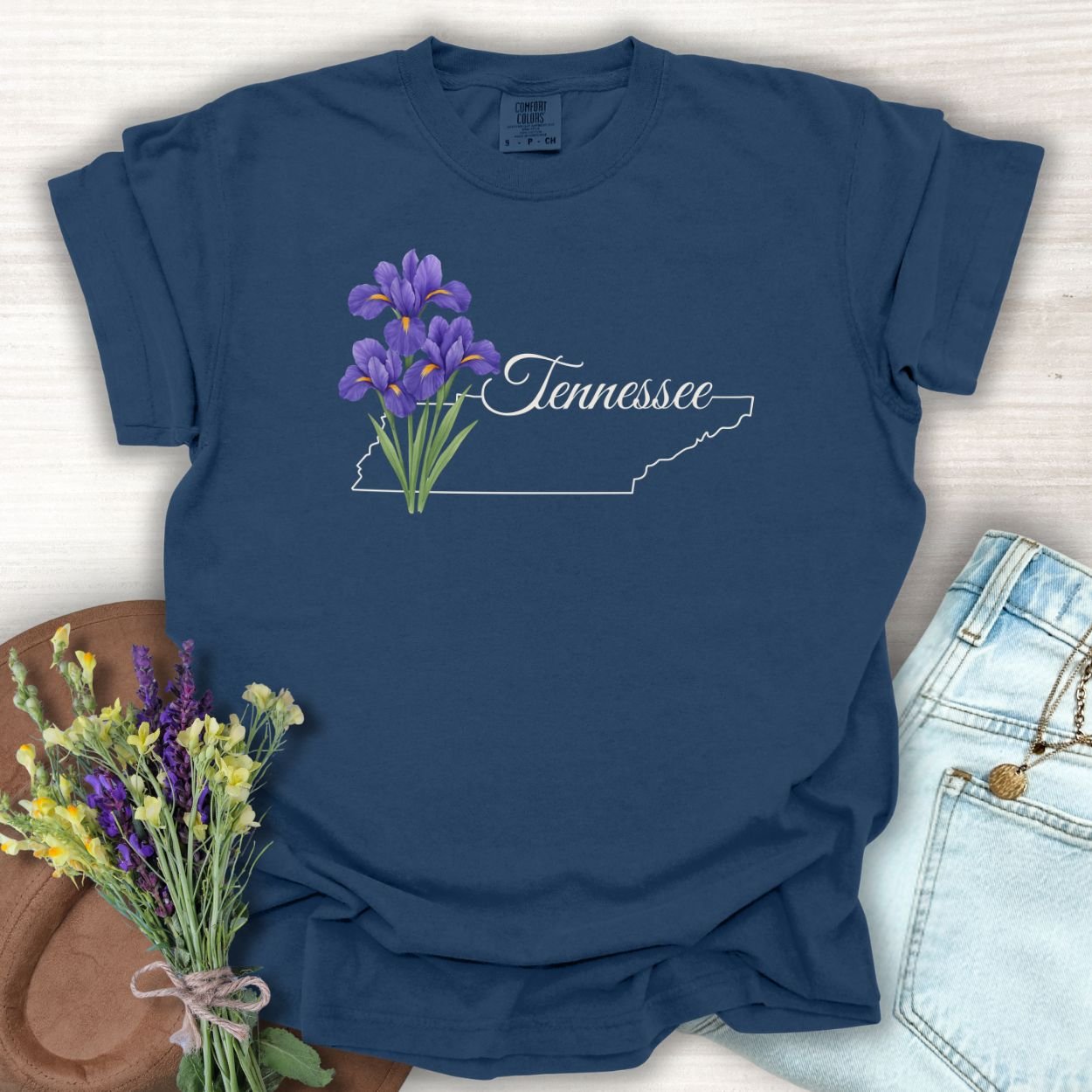 Tennessee State Flower T-Shirt — Iris