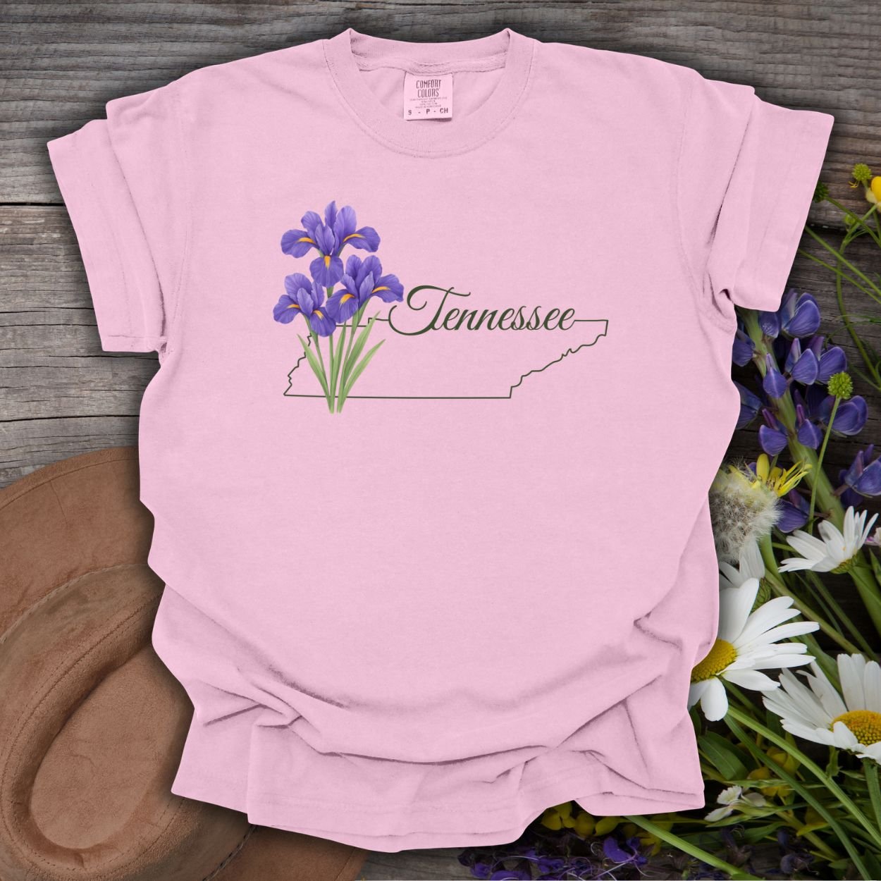 Tennessee State Flower T-Shirt — Iris