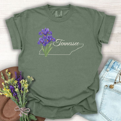 Tennessee State Flower T-Shirt — Iris