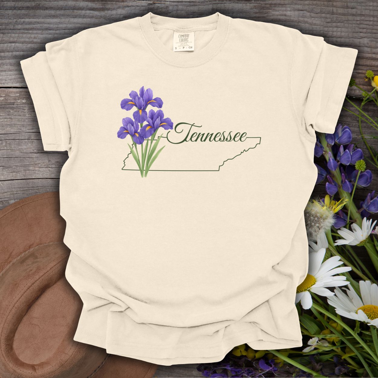 Tennessee State Flower T-Shirt — Iris