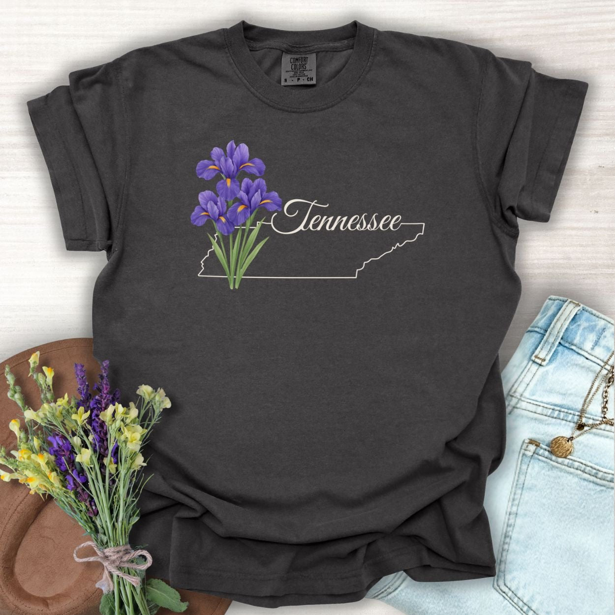 Tennessee State Flower T-Shirt — Iris