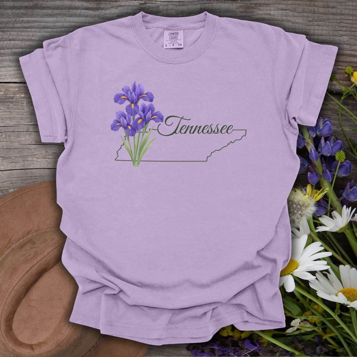 Tennessee State Flower T-Shirt — Iris