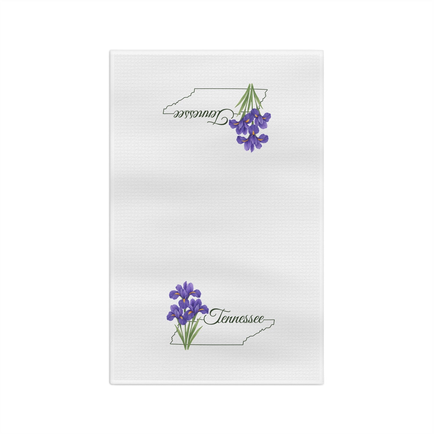 Tennessee State Flower Tea Towel — Iris