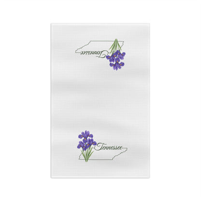 Tennessee State Flower Tea Towel — Iris