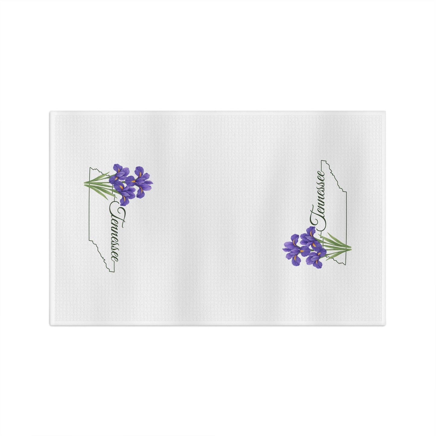 Tennessee State Flower Tea Towel — Iris