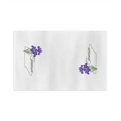 Tennessee State Flower Tea Towel — Iris