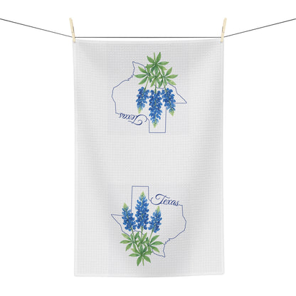 Texas State Flower Tea Towel - Bluebonnet
