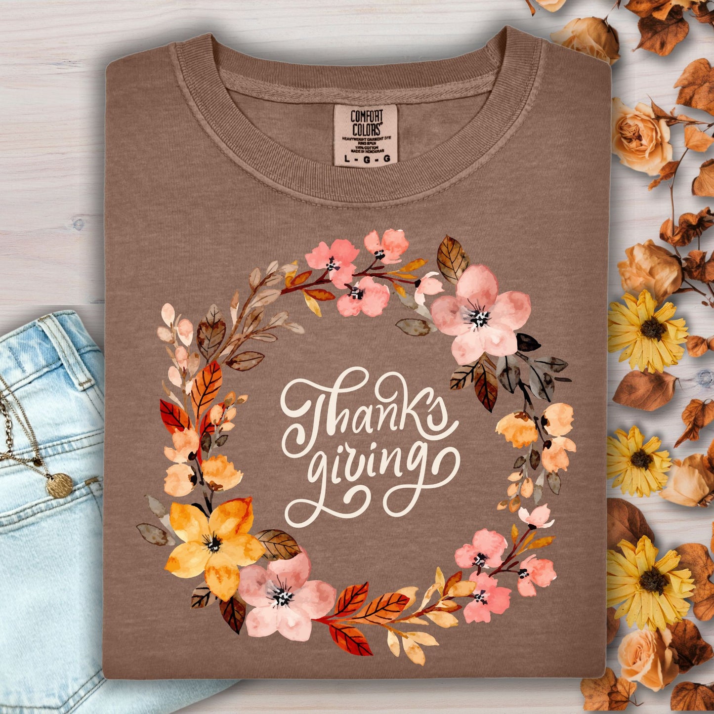 Thankgsiving Wreath T-Shirt