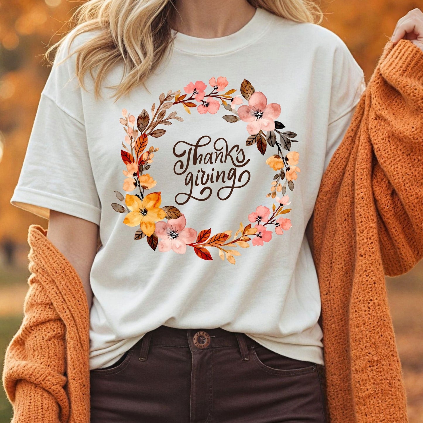 Thankgsiving Wreath T-Shirt