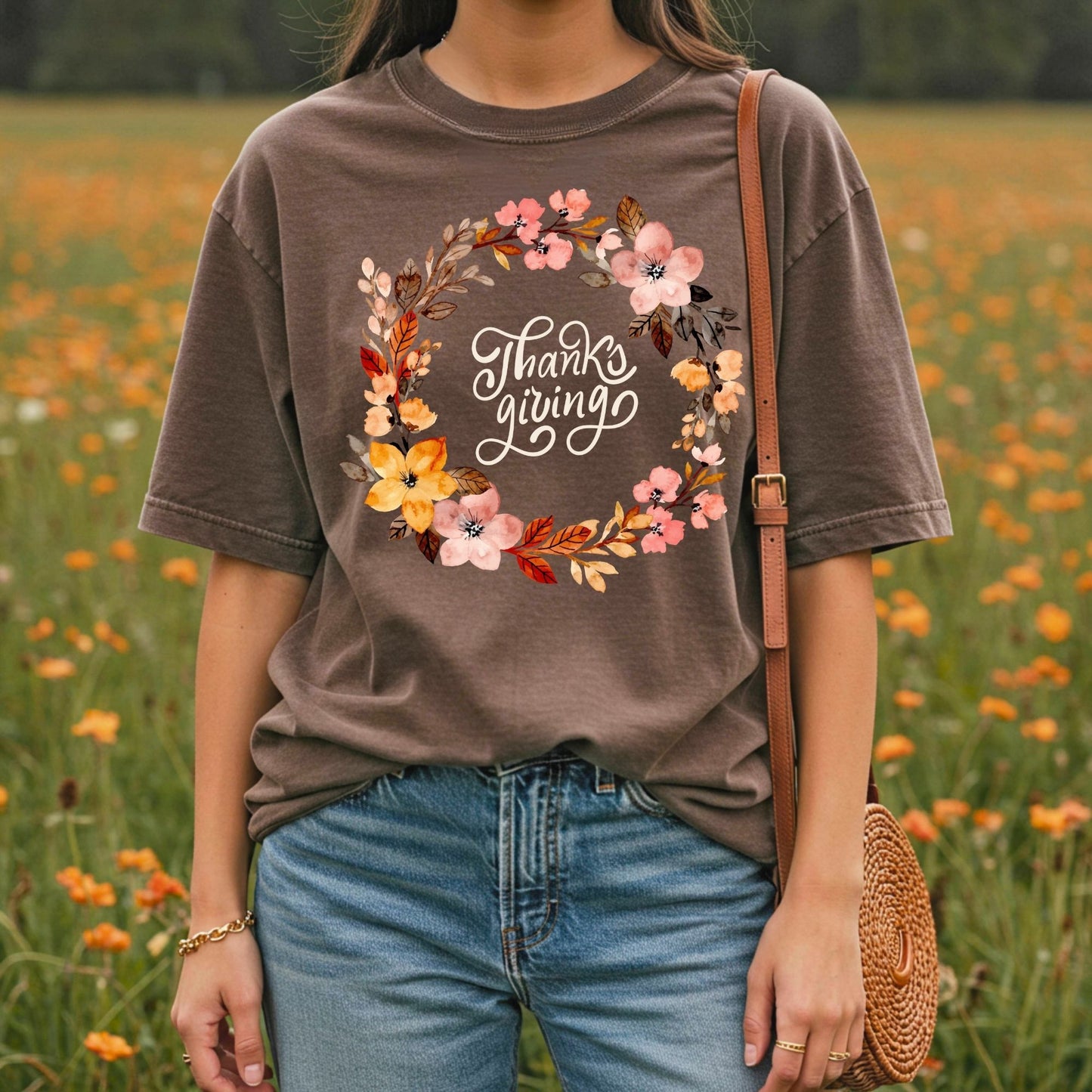 Thankgsiving Wreath T-Shirt