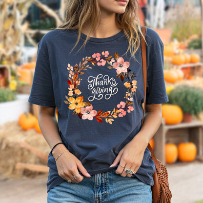 Thankgsiving Wreath T-Shirt