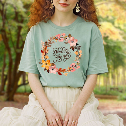Thankgsiving Wreath T-Shirt
