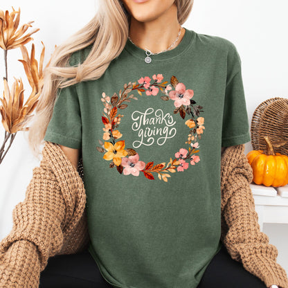 Thankgsiving Wreath T-Shirt