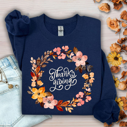 Thanksgiving Wreath Sweatshirt
