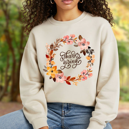 Thanksgiving Wreath Sweatshirt