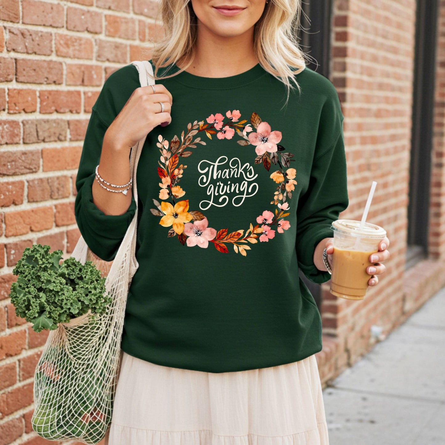 Thanksgiving Wreath Sweatshirt