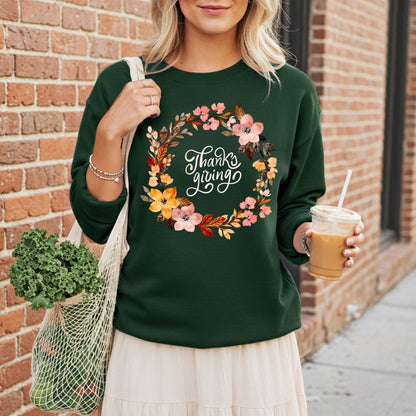 Thanksgiving Wreath Sweatshirt