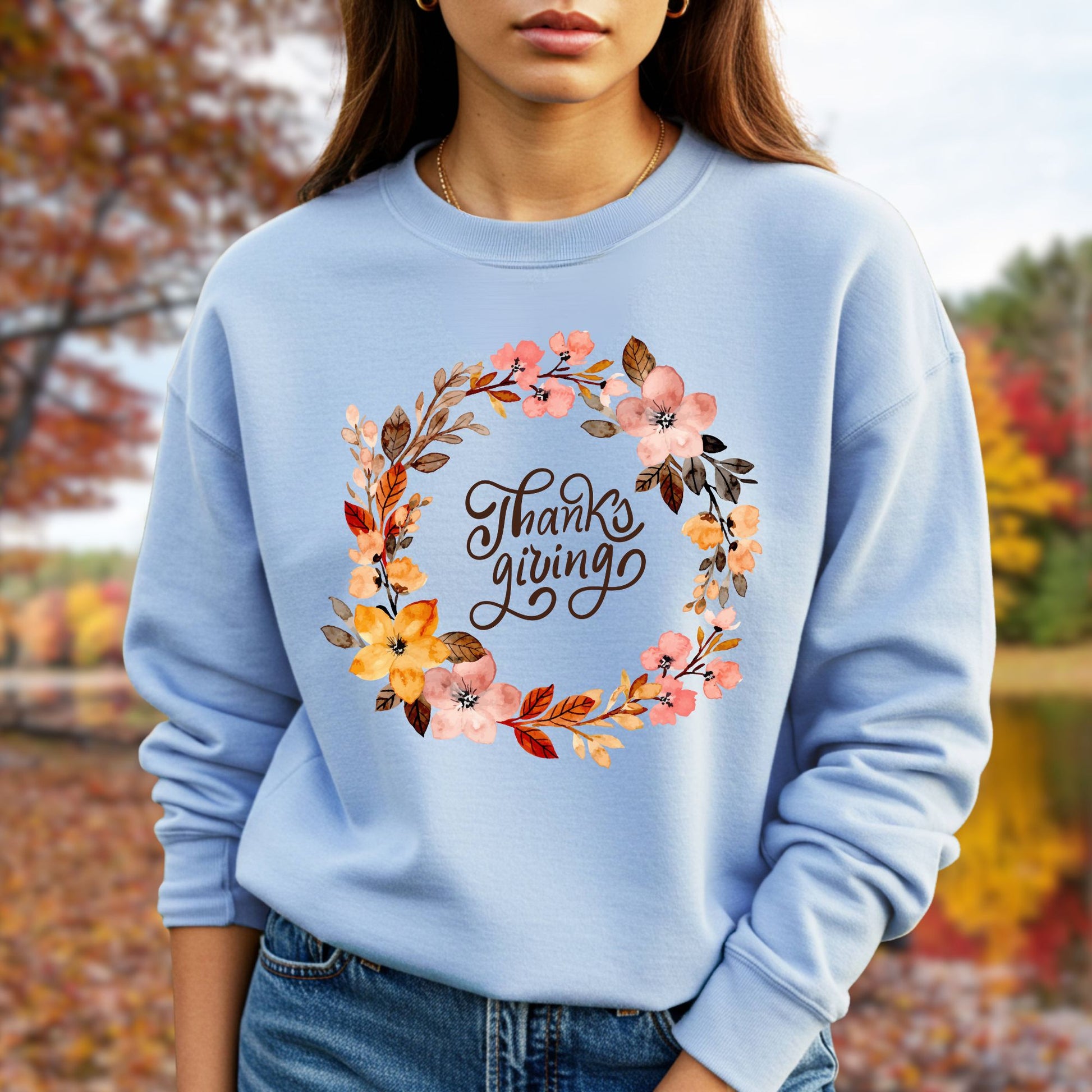 Thanksgiving Wreath Sweatshirt