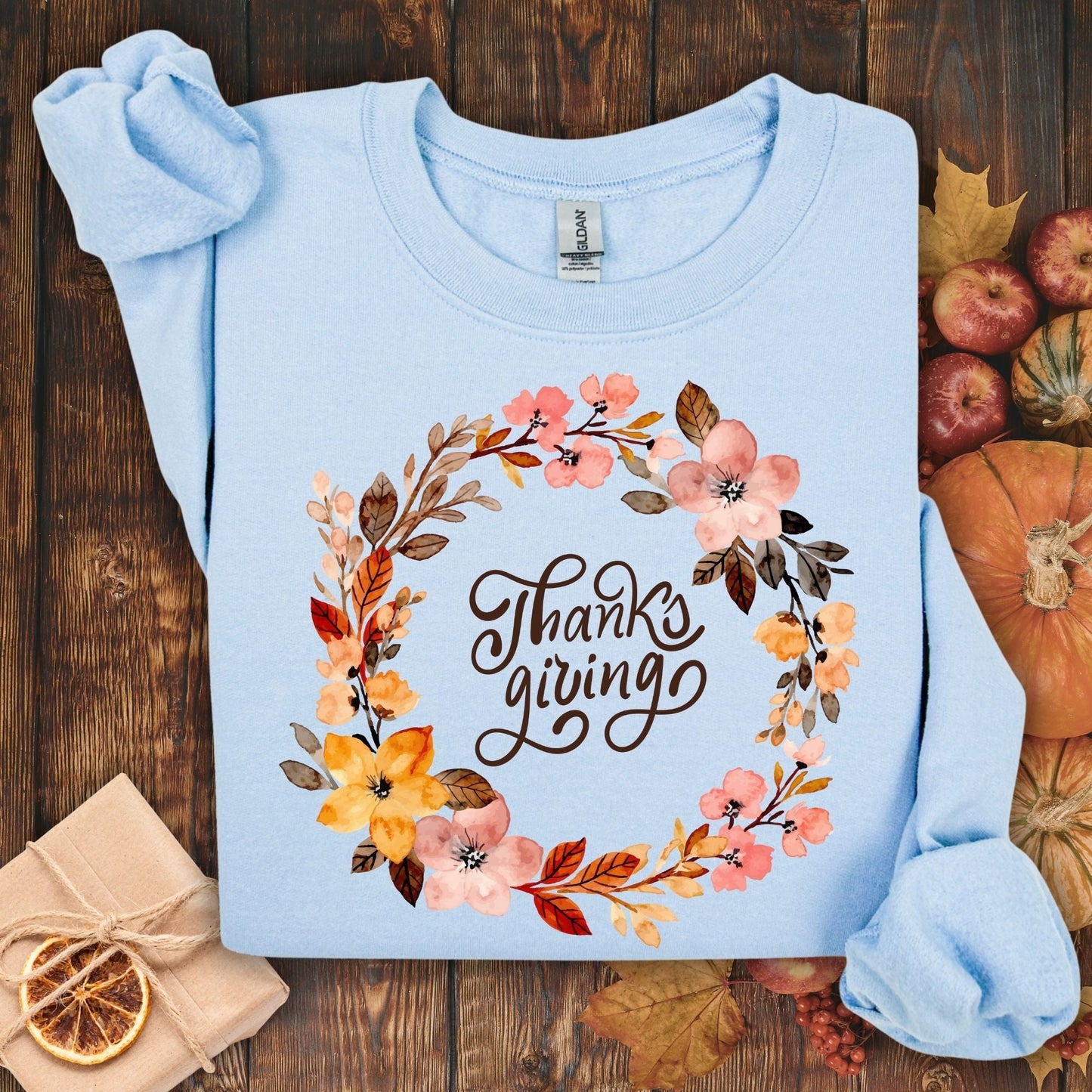 Thanksgiving Wreath Sweatshirt