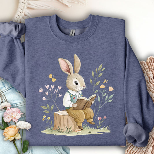 The Bookish Spring Bunny Sweatshirt