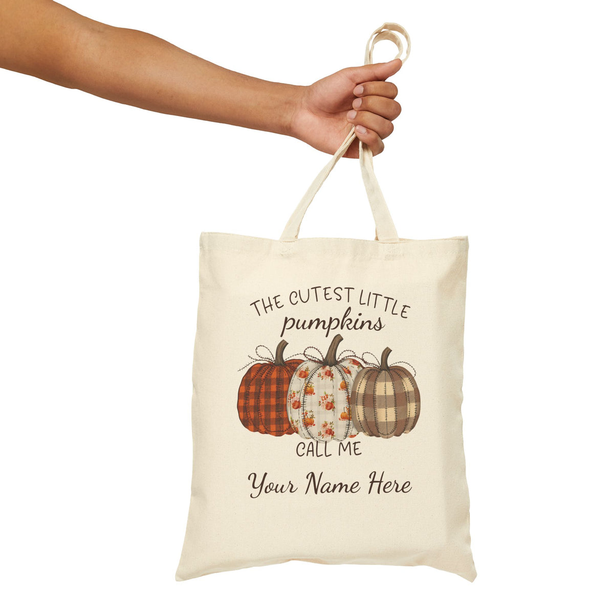 The Cutest Little Pumpkins Canvas Tote Bag