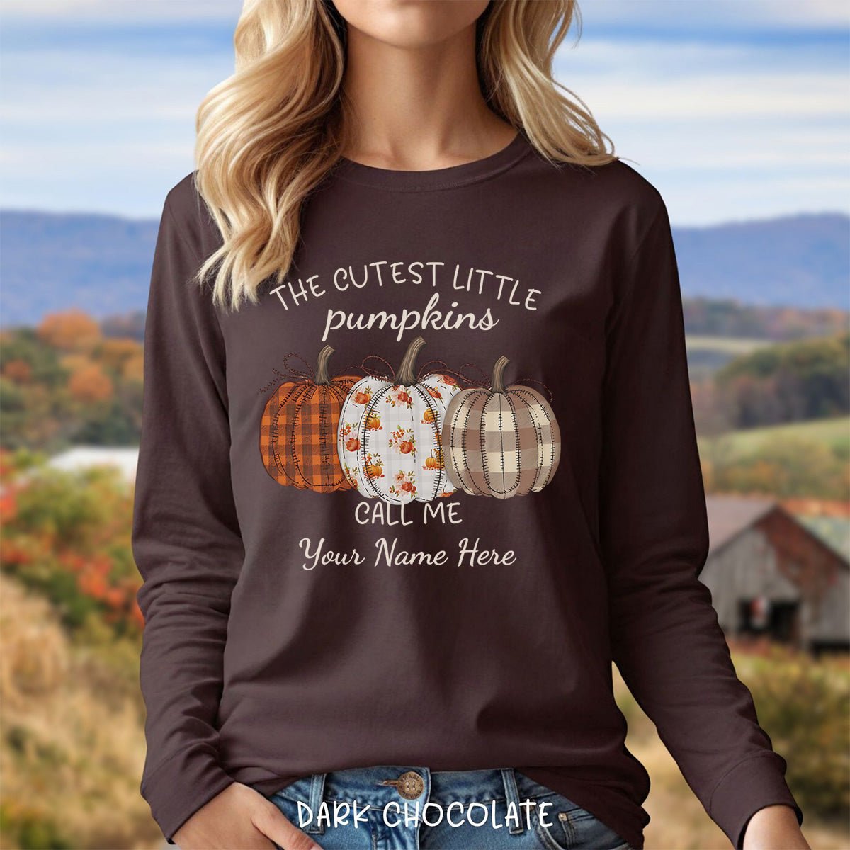 The Cutest Little Pumpkins Long Sleeve Tee
