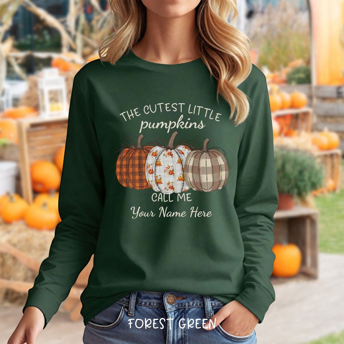 The Cutest Little Pumpkins Long Sleeve Tee