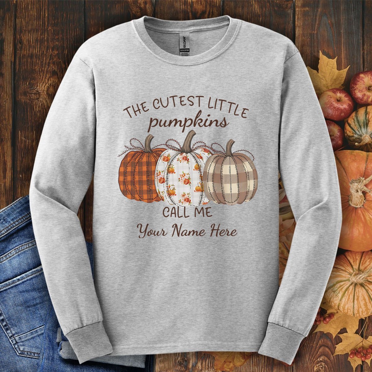 The Cutest Little Pumpkins Long Sleeve Tee