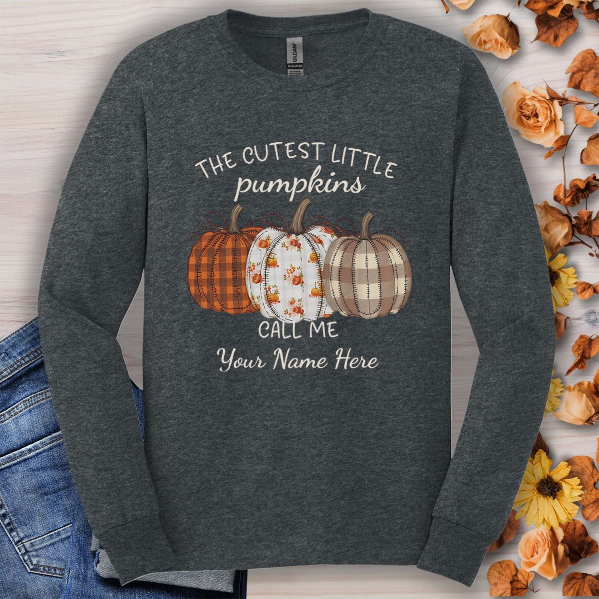 The Cutest Little Pumpkins Long Sleeve Tee
