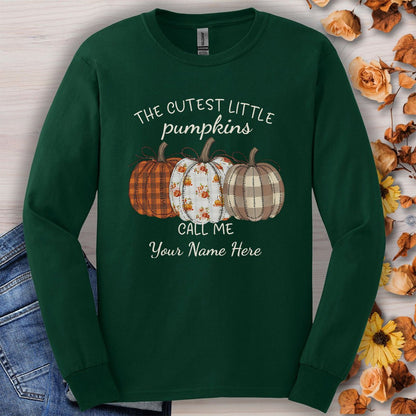 The Cutest Little Pumpkins Long Sleeve Tee
